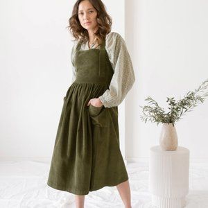 Laude the Label Flora Dress in Eden Cord - Worn ONCE